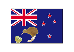 New Zealandのイラスト